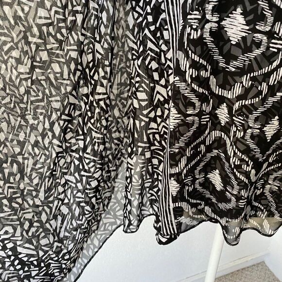 Allison Daley Retro Black White Tank Top Cover SZ P L/G - Picture 5 of 9